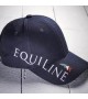 Equiline Unisex cotton cap, with side embroidery Logo.